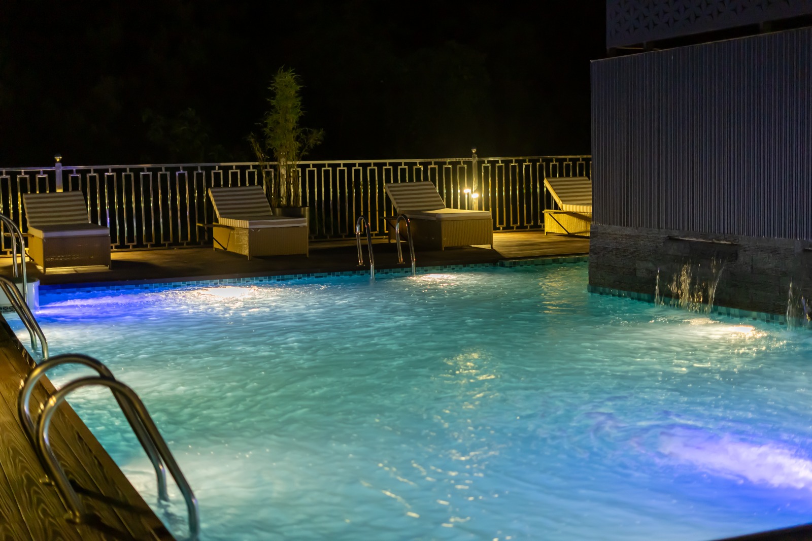 Crestorio resort hotel and spa swimming pool dehradun